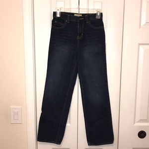 Boy’s Old Navy Slim Straight Dark Wash Jeans Sz 14